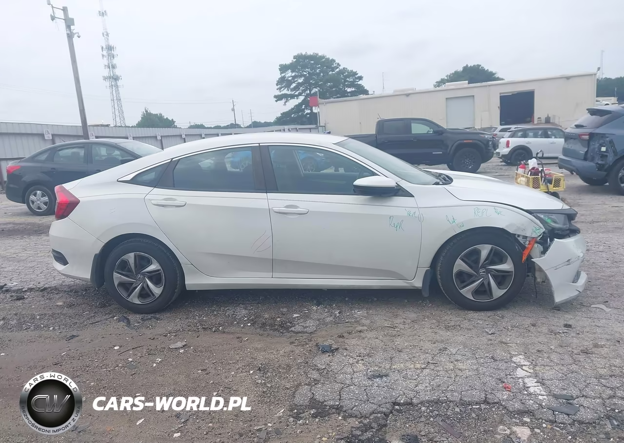 2019 Honda Civic Lx VIN:19XFC2F67KE030826 - 13