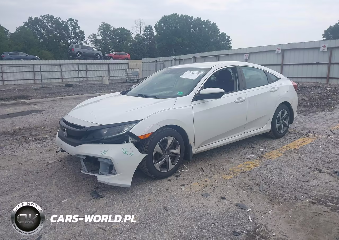 2019 Honda Civic Lx VIN:19XFC2F67KE030826 - 2