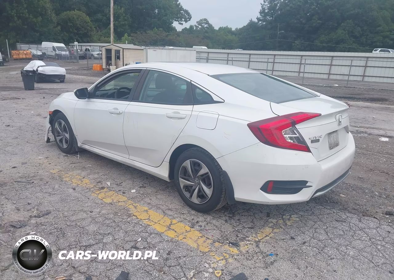 2019 Honda Civic Lx VIN:19XFC2F67KE030826 - 3