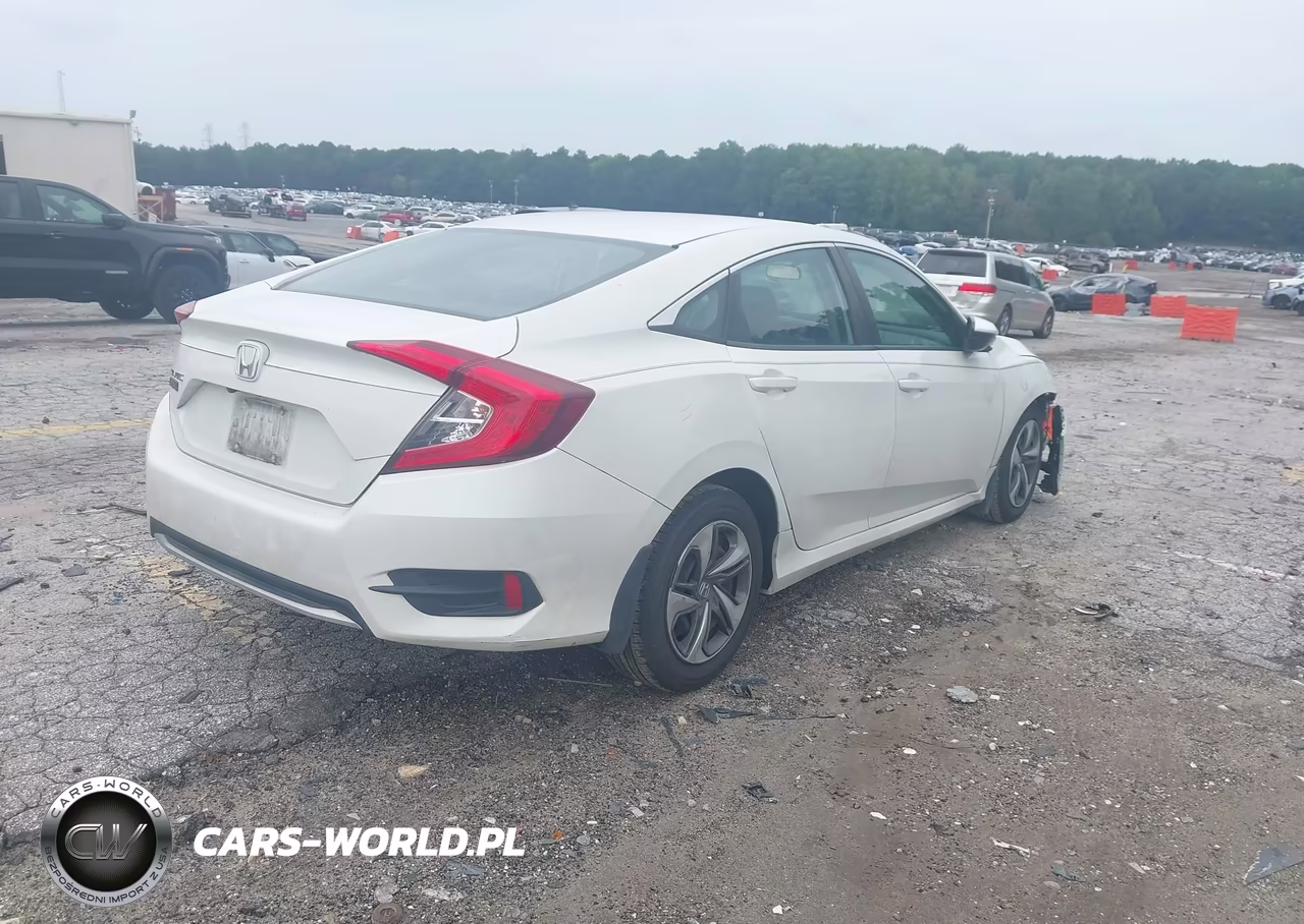 2019 Honda Civic Lx VIN:19XFC2F67KE030826 - 4