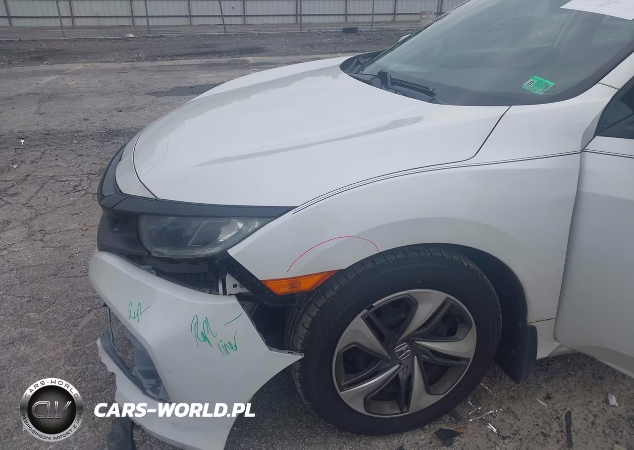 2019 Honda Civic Lx VIN:19XFC2F67KE030826 - 6
