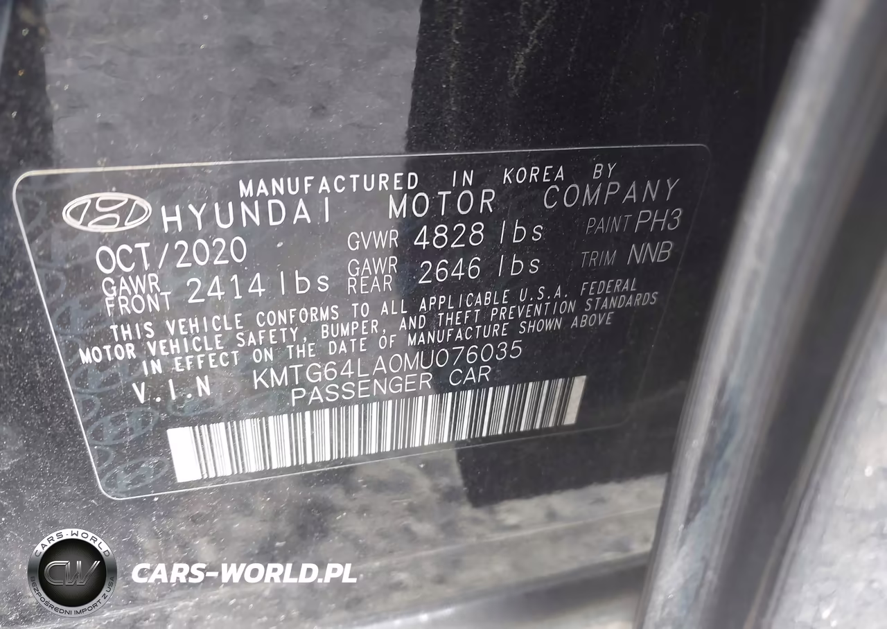 2021 Genesis G70 2.0T Awd VIN:KMTG64LA0MU076035 - 9
