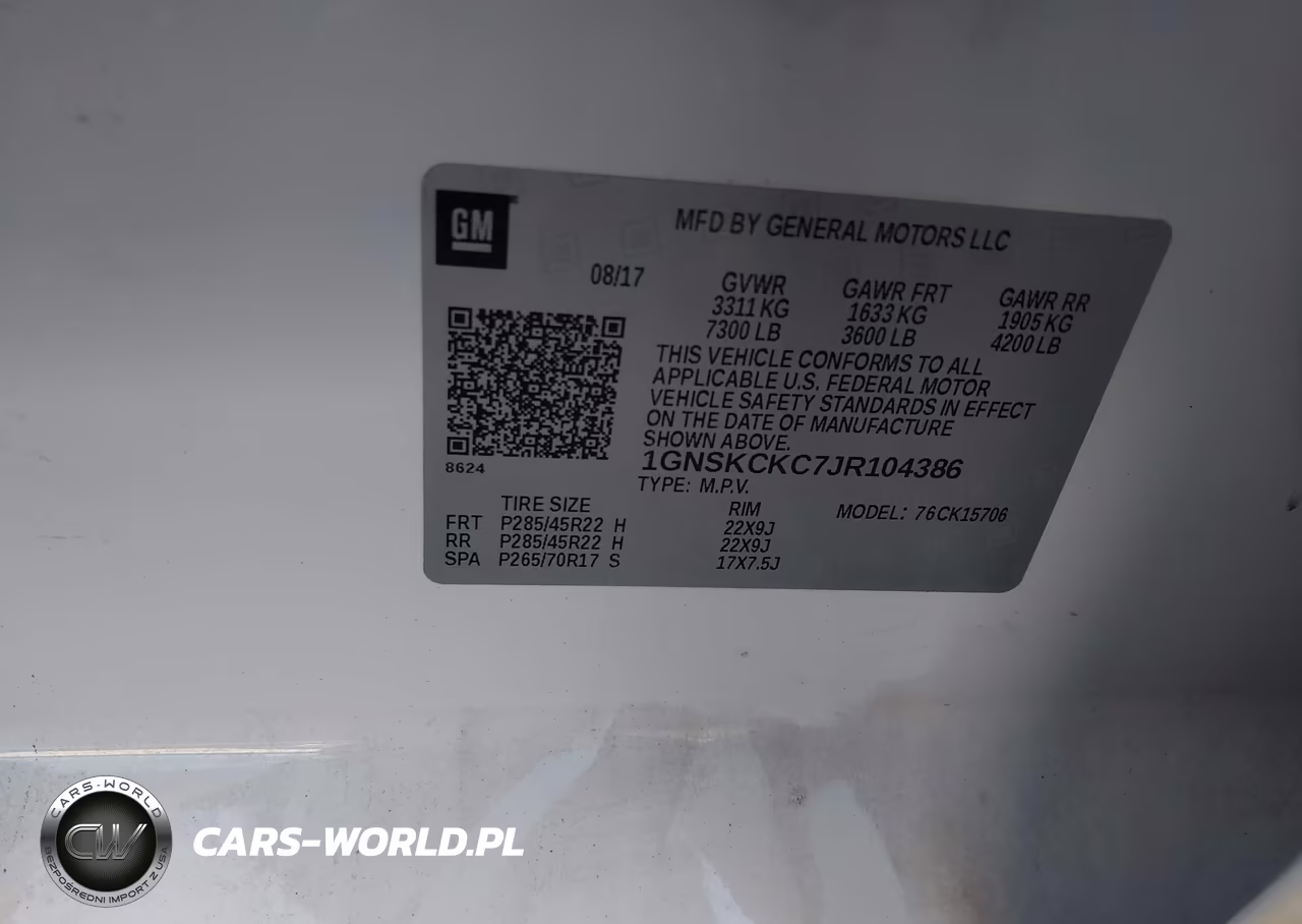 2018 Chevrolet Tahoe Premier VIN:1GNSKCKC7JR104386 - 9