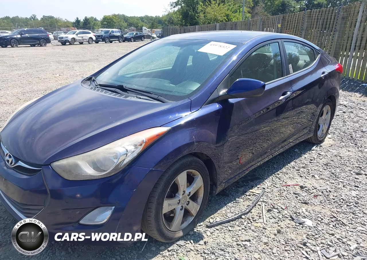 2013 Hyundai Elantra Gls VIN:5NPDH4AE1DH324241 - 2