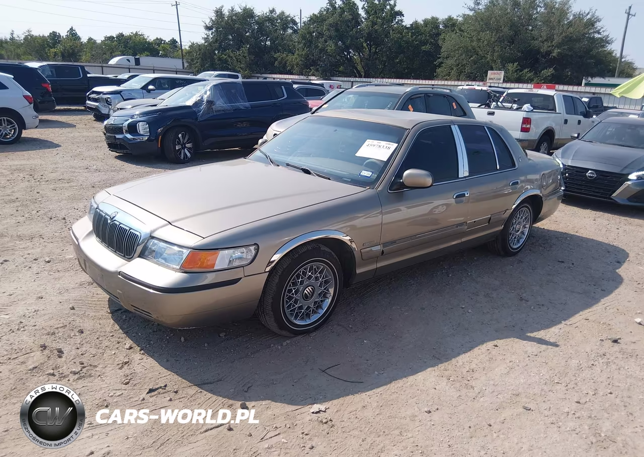 2002 Mercury Grand Marquis Gs VIN:2MEFM74W22X608966 - 2