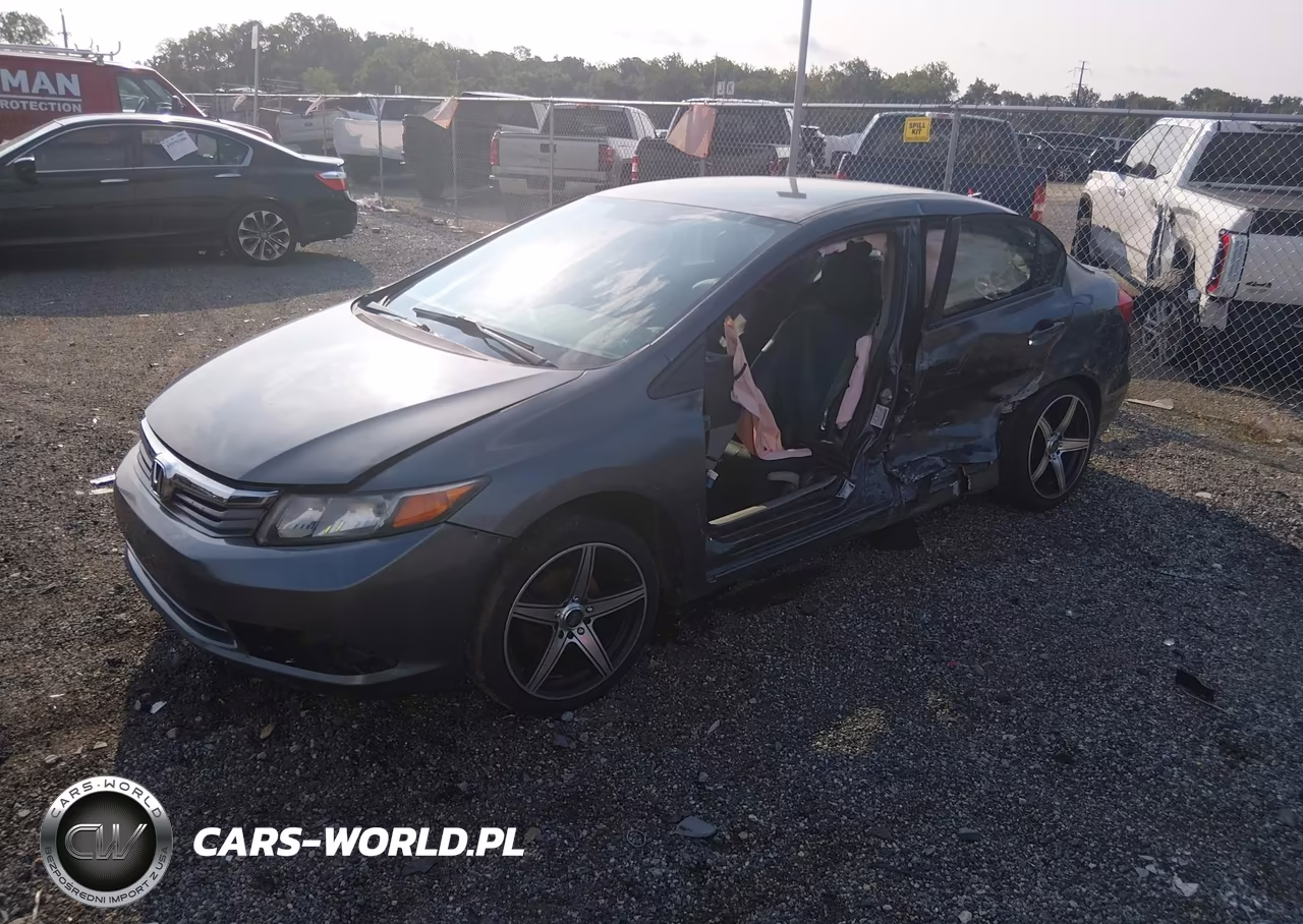 2012 Honda Civic Lx VIN:2HGFB2F54CH574556 - 2