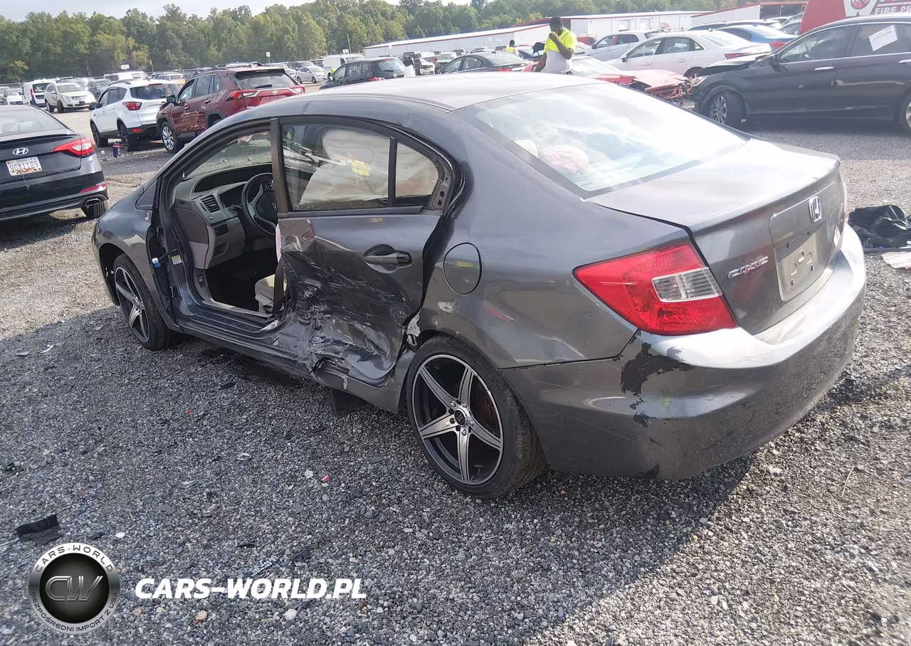 2012 Honda Civic Lx VIN:2HGFB2F54CH574556 - 3