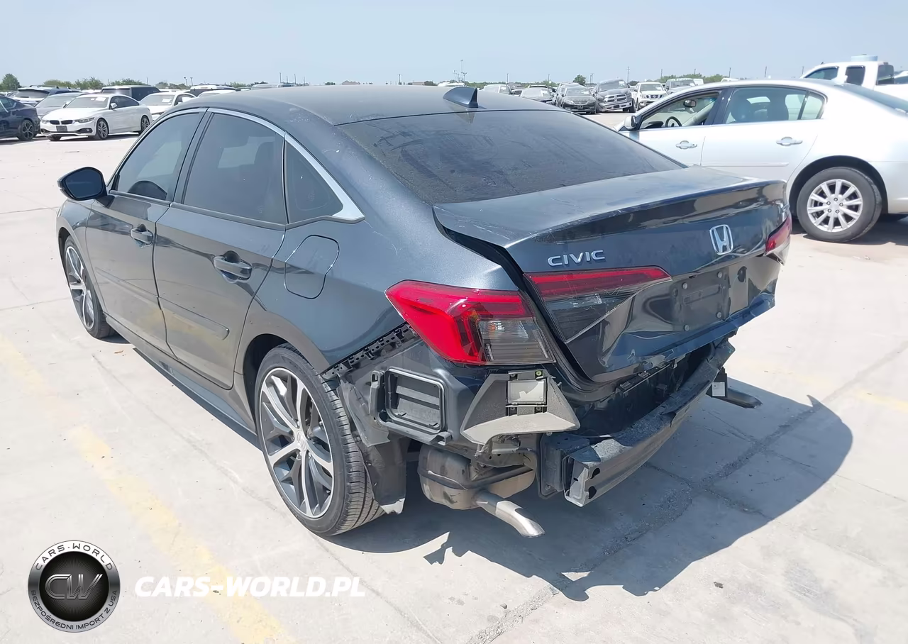 2022 Honda Civic Touring VIN:2HGFE1F9XNH308787 - 3