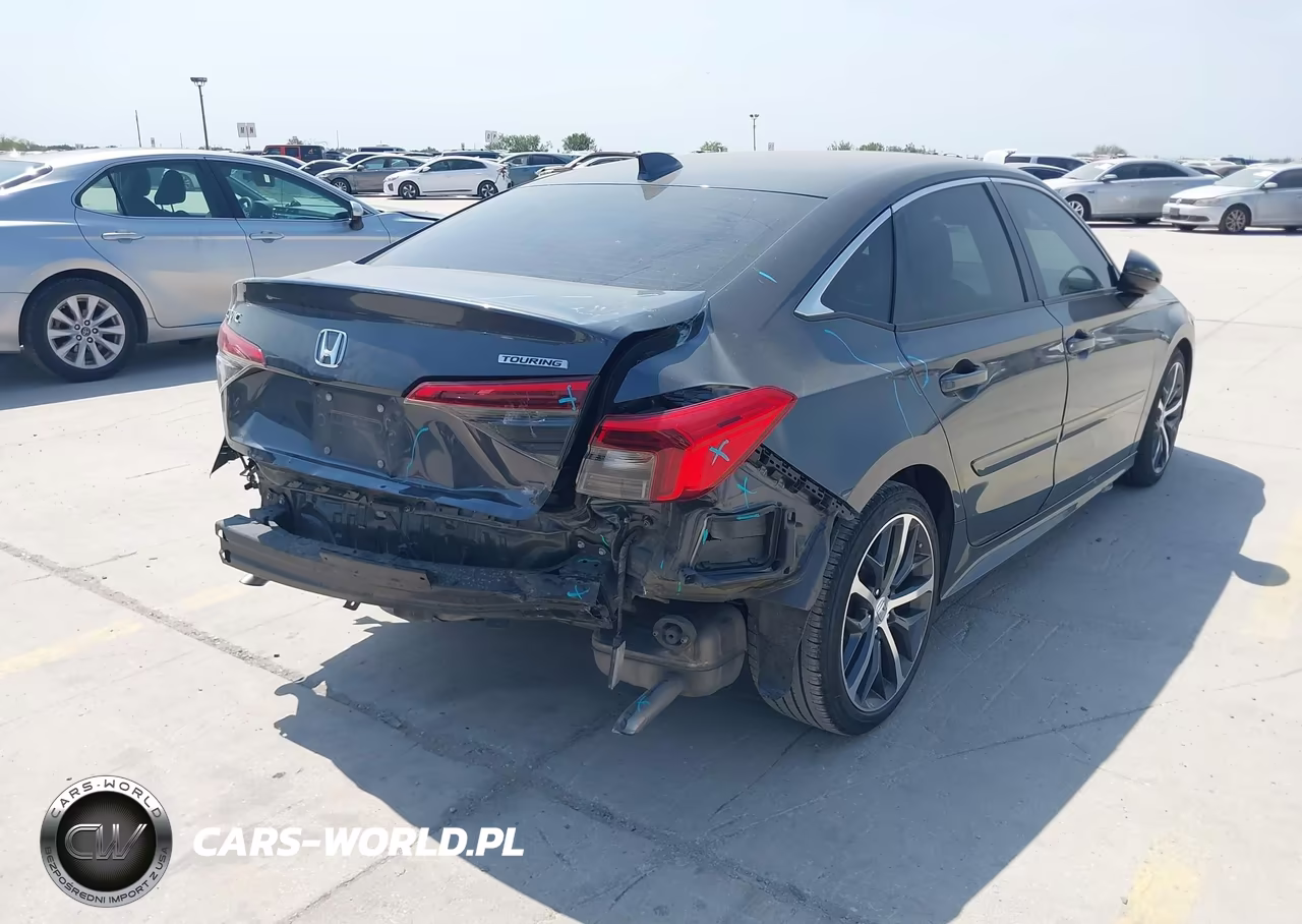 2022 Honda Civic Touring VIN:2HGFE1F9XNH308787 - 4