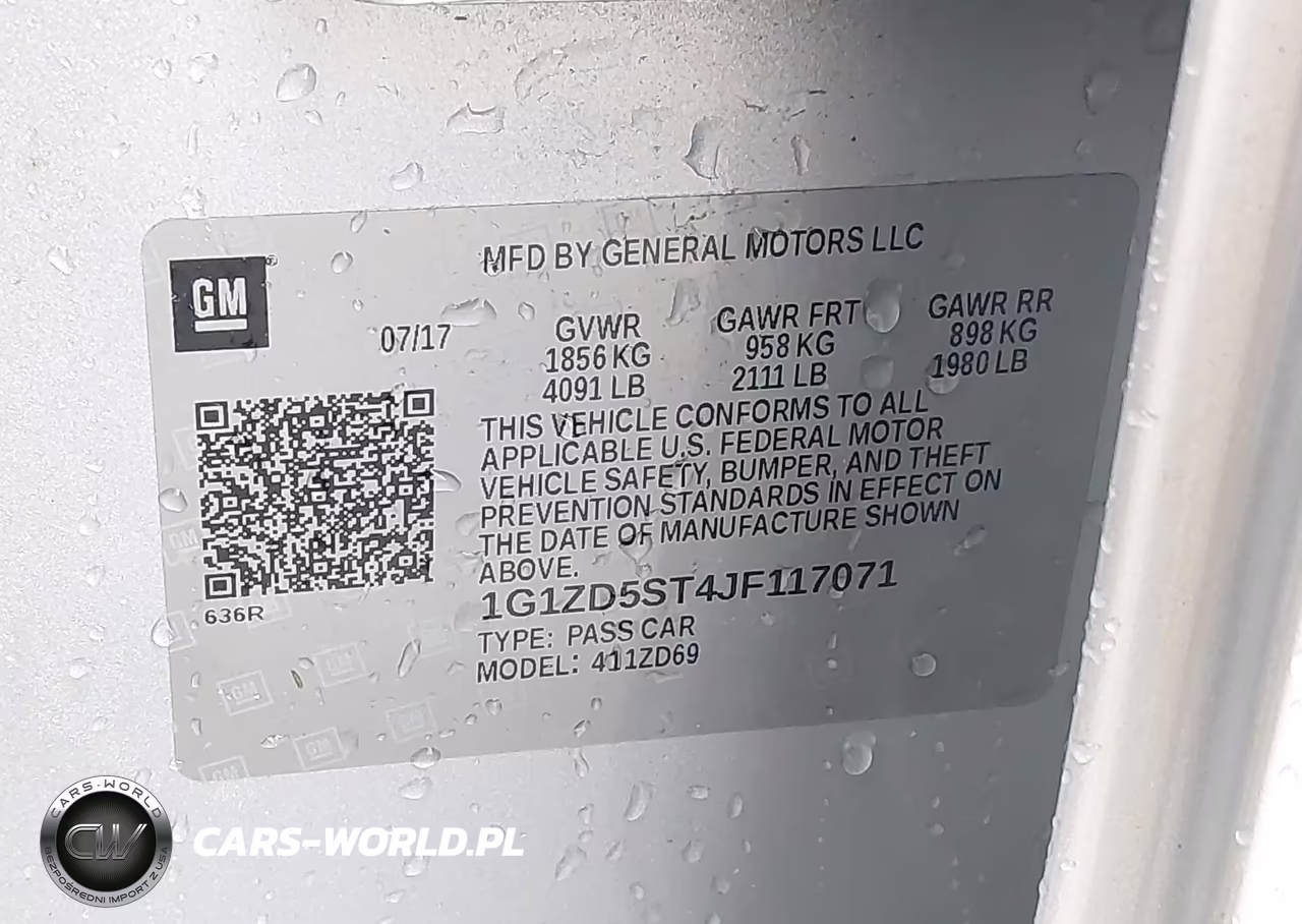 2018 Chevrolet Malibu Lt VIN:1G1ZD5ST4JF117071 - 9