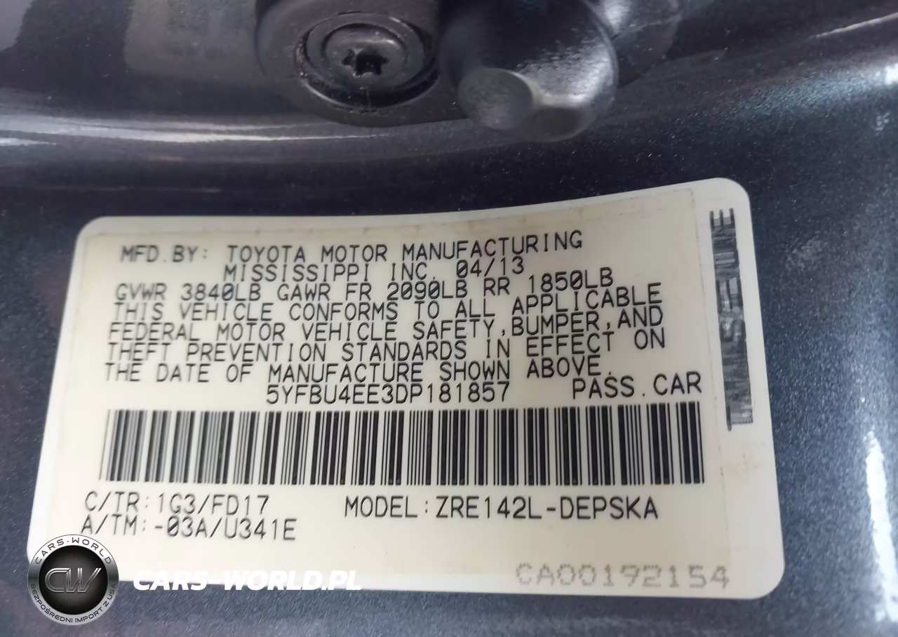 2013 Toyota Corolla S VIN:5YFBU4EE3DP181857 - 9