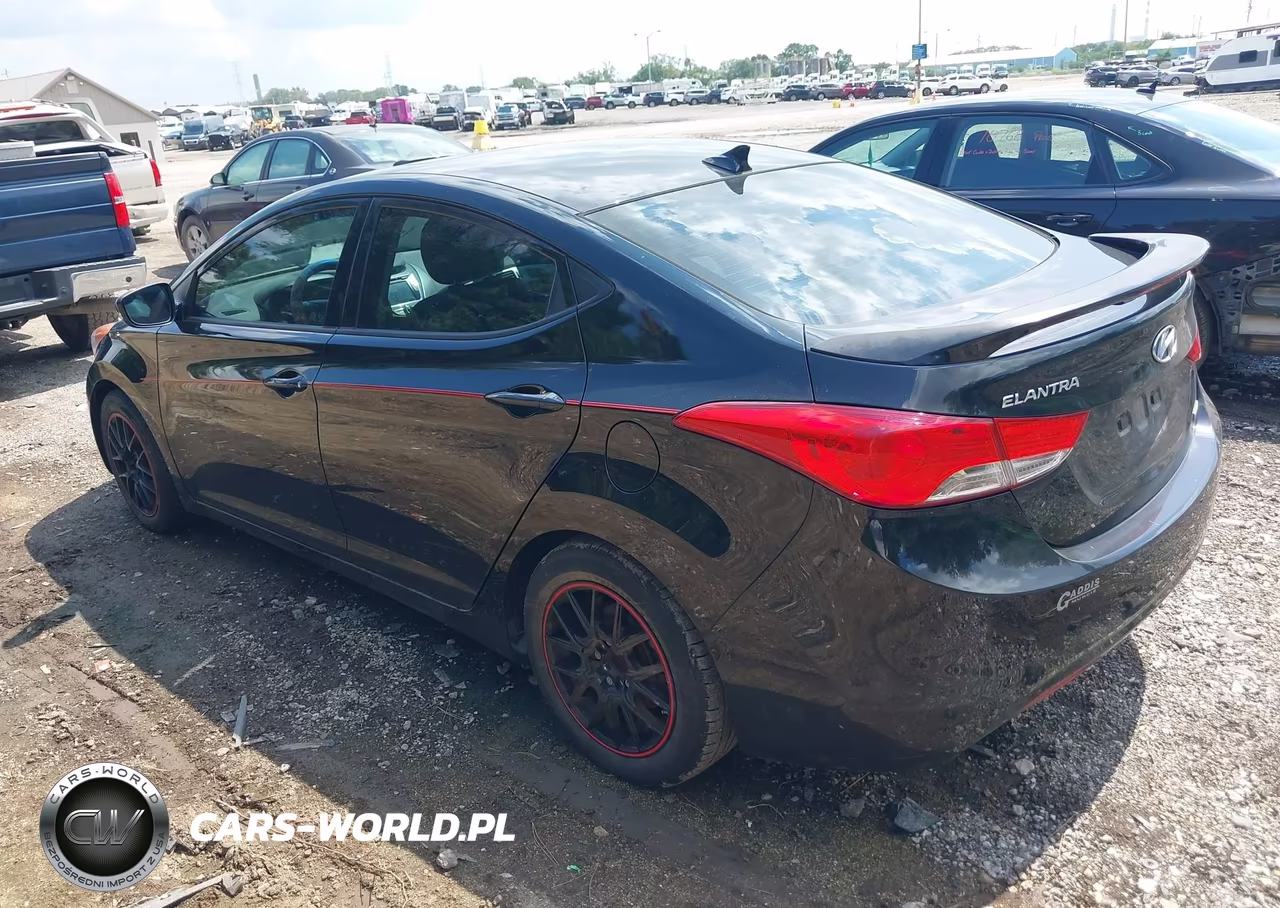2013 Hyundai Elantra Limited VIN:5NPDH4AE5DH385334 - 3