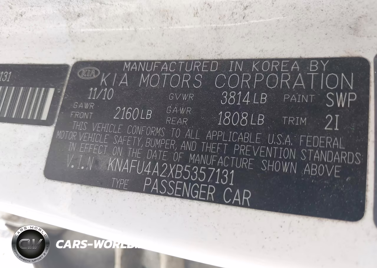 2011 Kia Forte Ex VIN:KNAFU4A2XB5357131 - 9