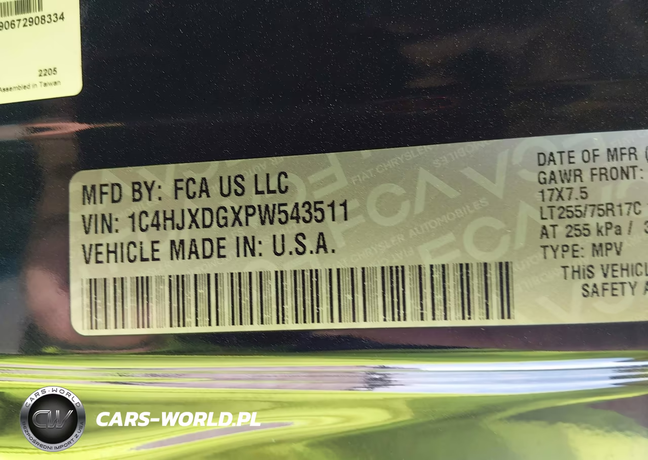 2023 Jeep Wrangler 4-Door Willys 4X4 VIN:1C4HJXDGXPW543511 - 9