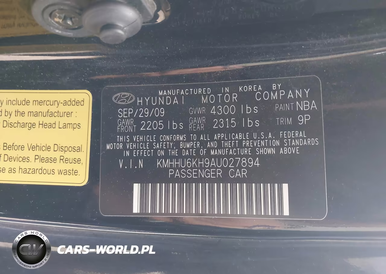 2010 Hyundai Genesis 3.8 Track VIN:KMHHU6KH9AU027894 - 9