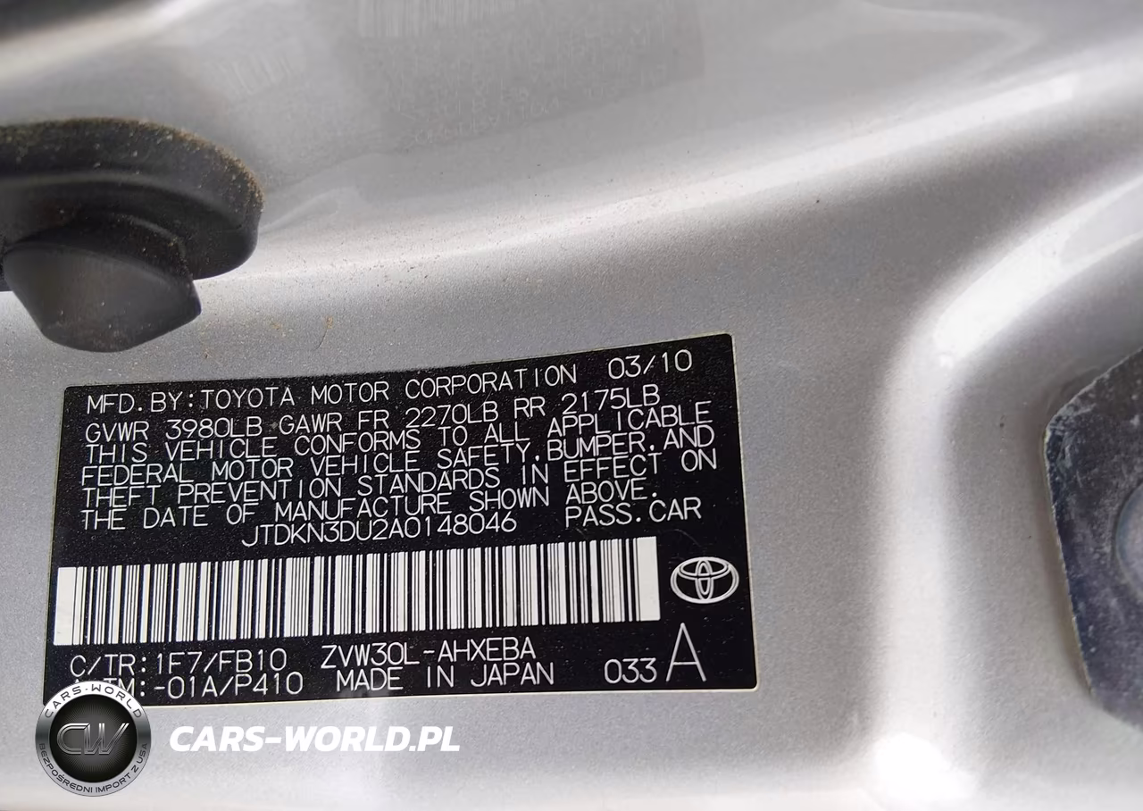 2010 Toyota Prius Iii VIN:JTDKN3DU2A0148046 - 9