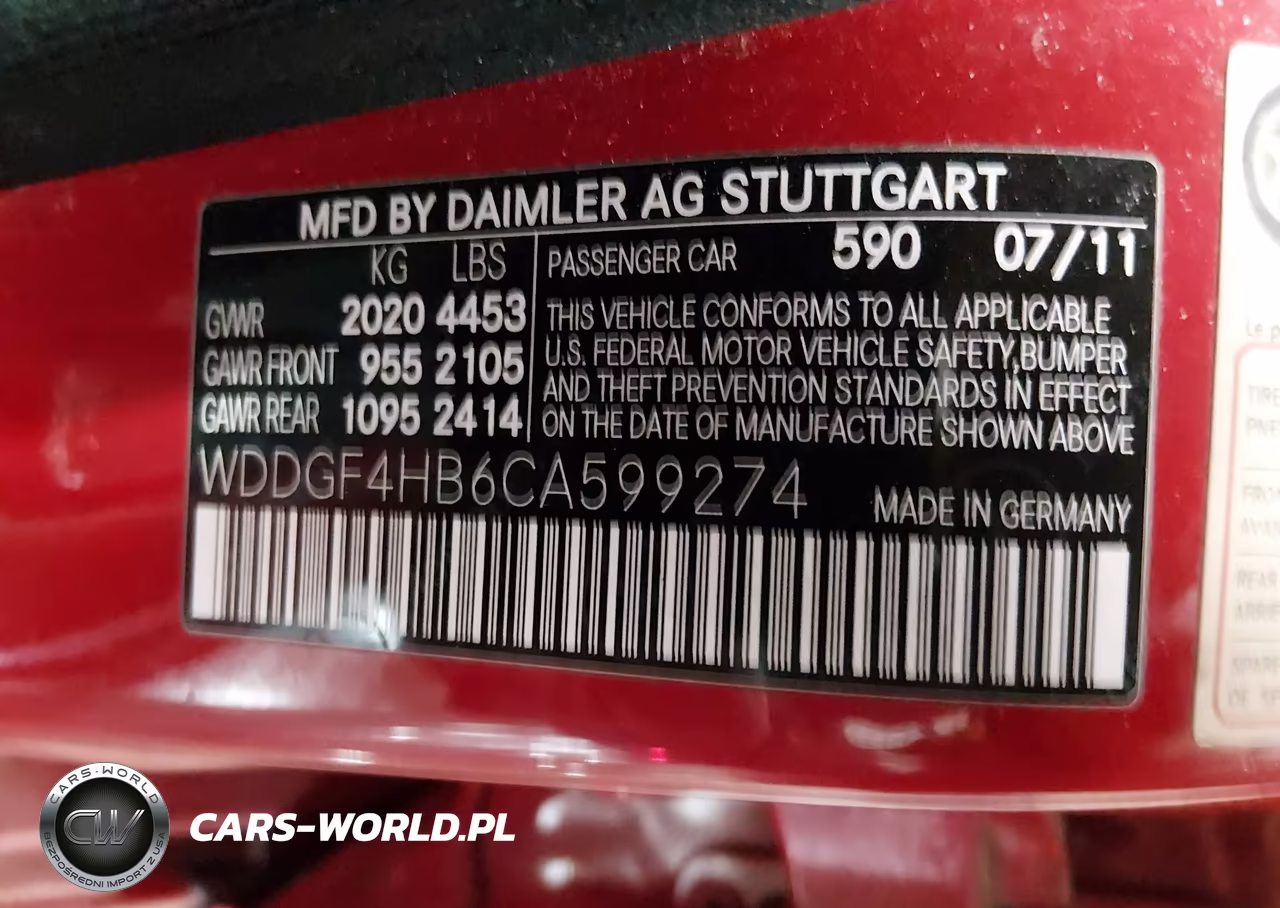 2012 Mercedes-Benz C 250 Luxury-Sport VIN:WDDGF4HB6CA599274 - 9