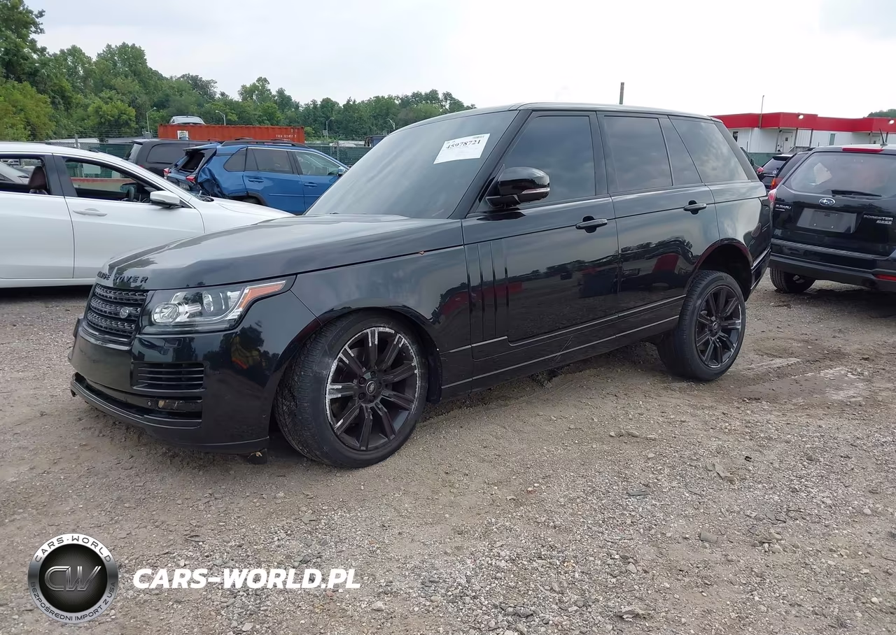 2015 Land Rover Range Rover 3.0L V6 Supercharged Hse VIN:SALGS2VF3FA208435 - 2