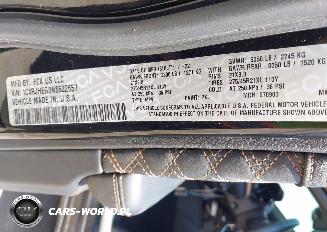 2022 Jeep Grand Cherokee Summit Reserve 4X4 VIN:1C4RJHEG3N8622657 - 9
