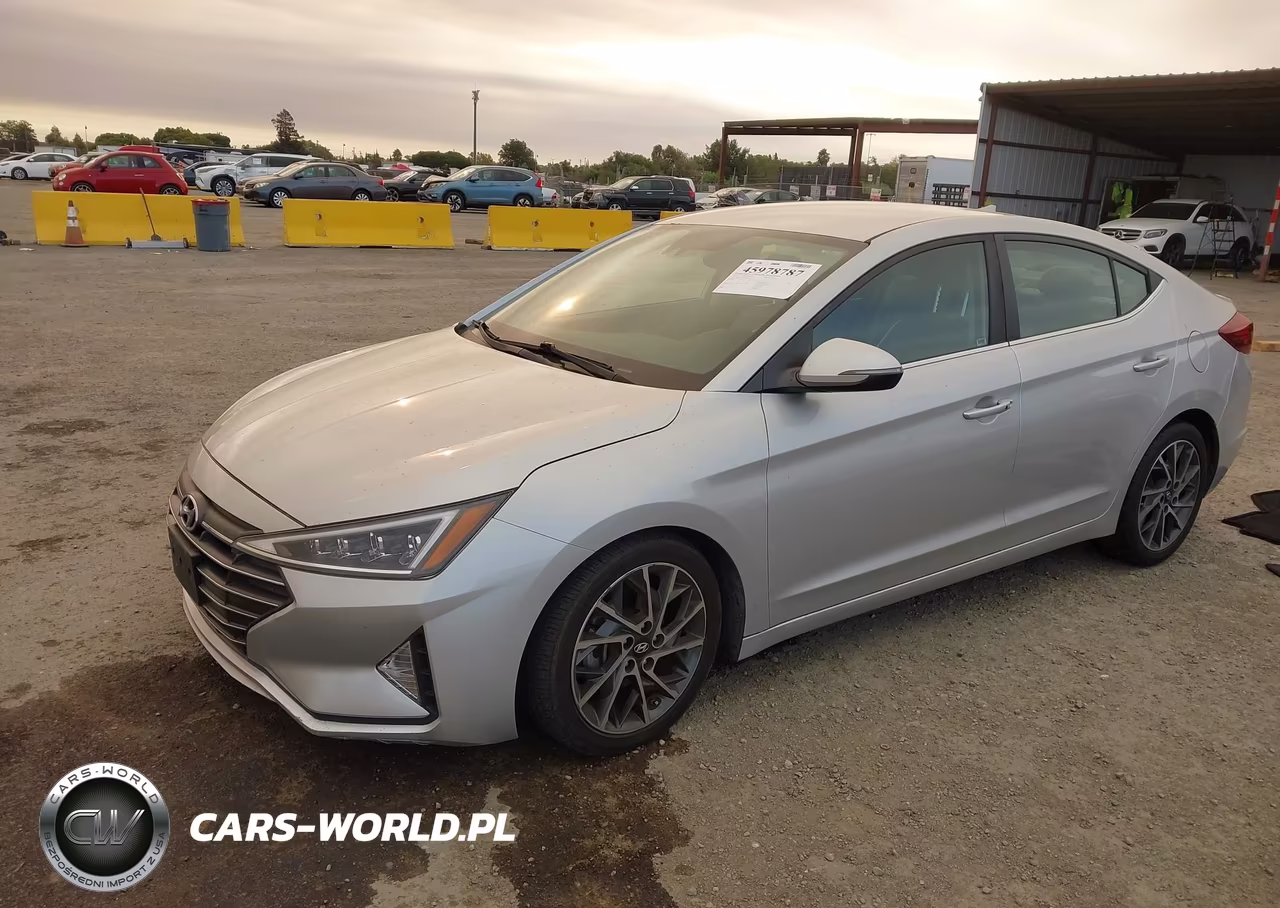 2019 Hyundai Elantra Limited VIN:5NPD84LF6KH401348 - 2