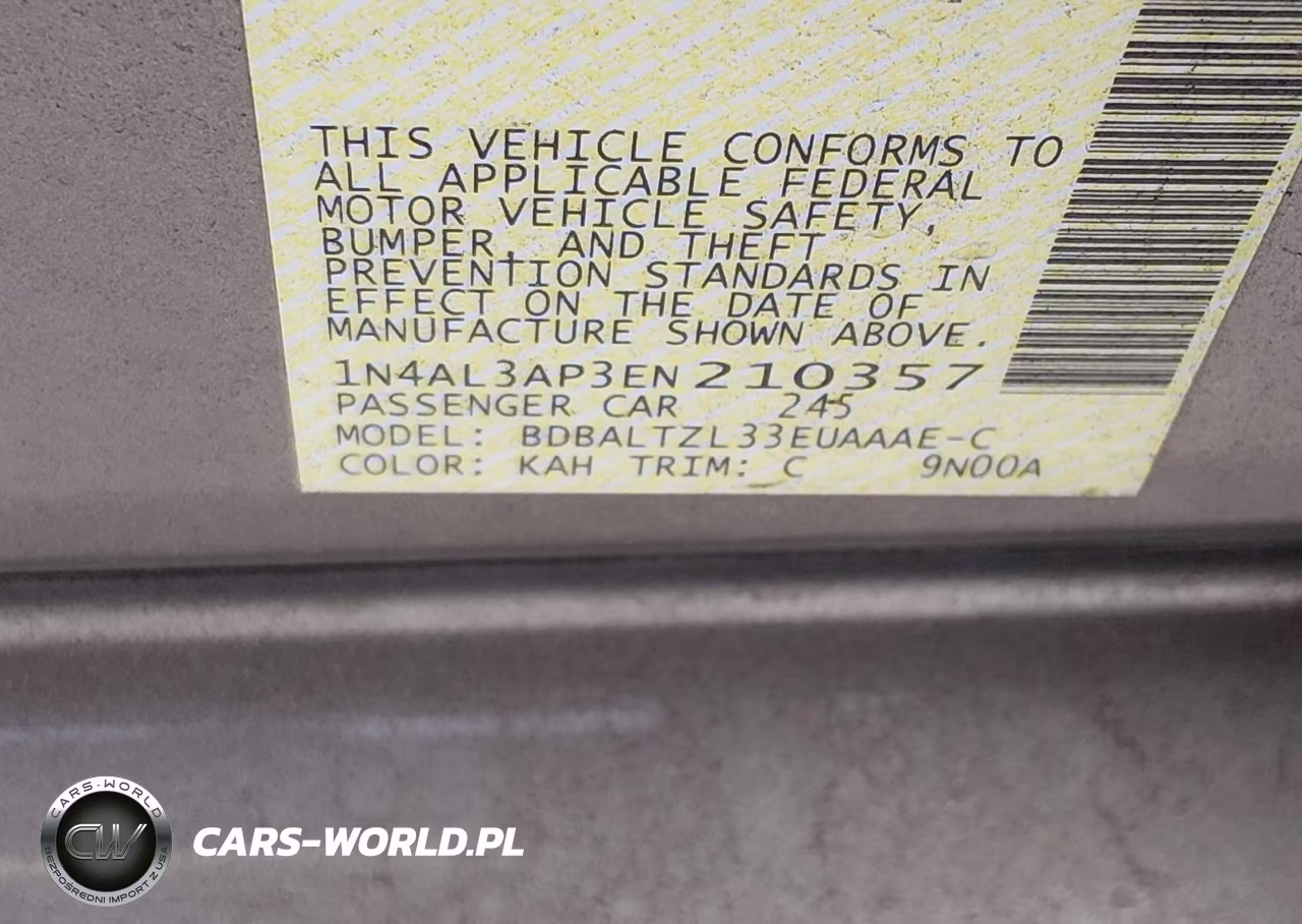 2014 Nissan Altima 2.5 Sv VIN:1N4AL3AP3EN210357 - 9