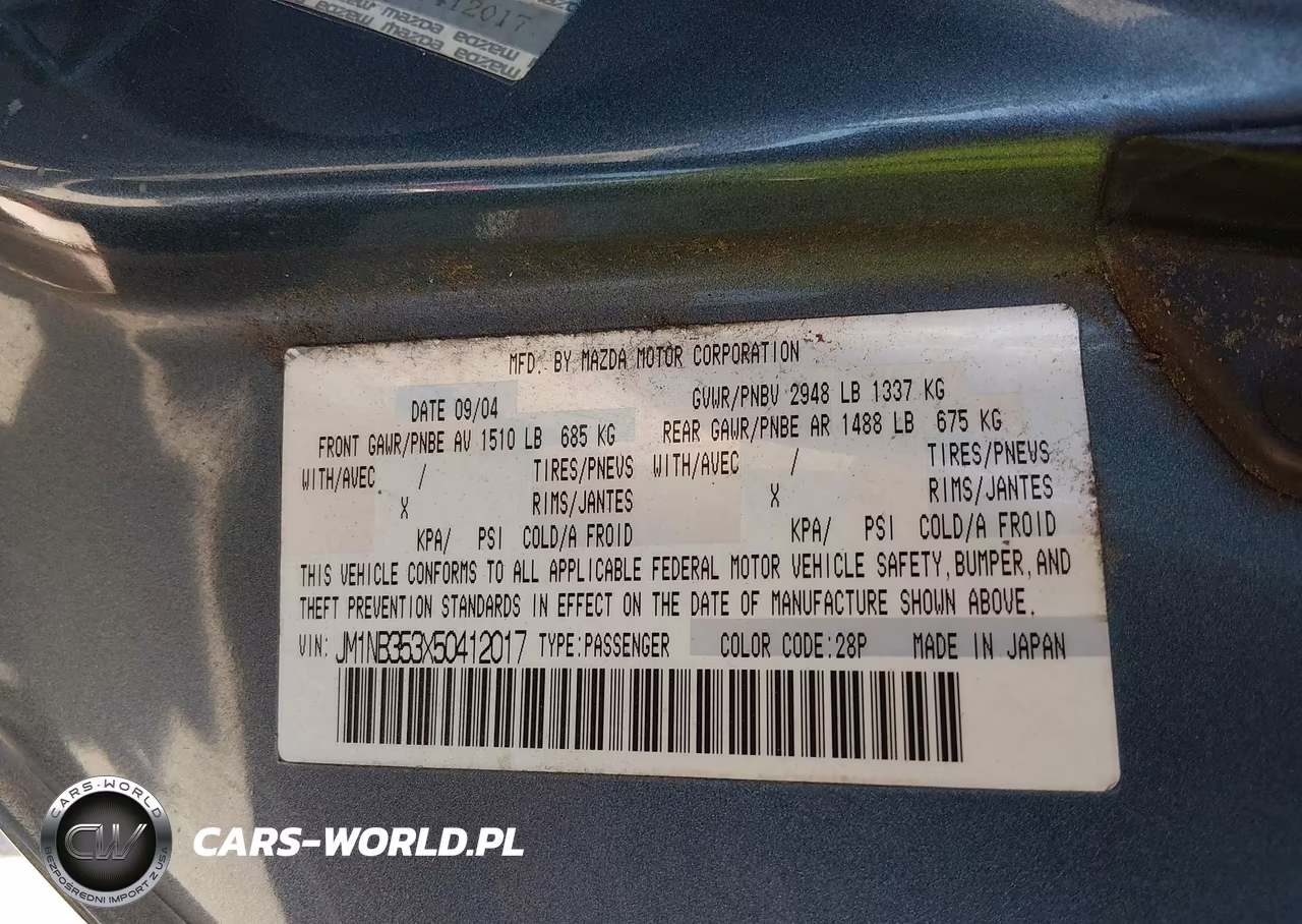 2005 Mazda Mx-5 Miata Ls VIN:JM1NB353X50412017 - 9