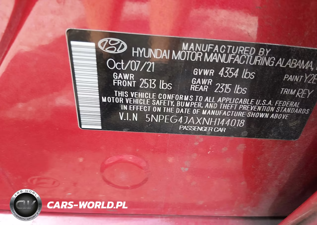 2022 Hyundai Sonata Se VIN:5NPEG4JAXNH144018 - 9