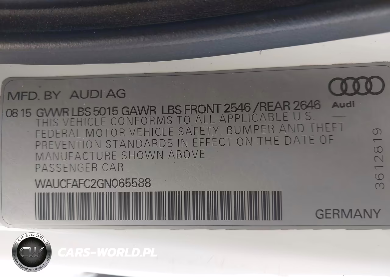 2016 Audi A6 2.0T Premium VIN:WAUCFAFC2GN065588 - 9