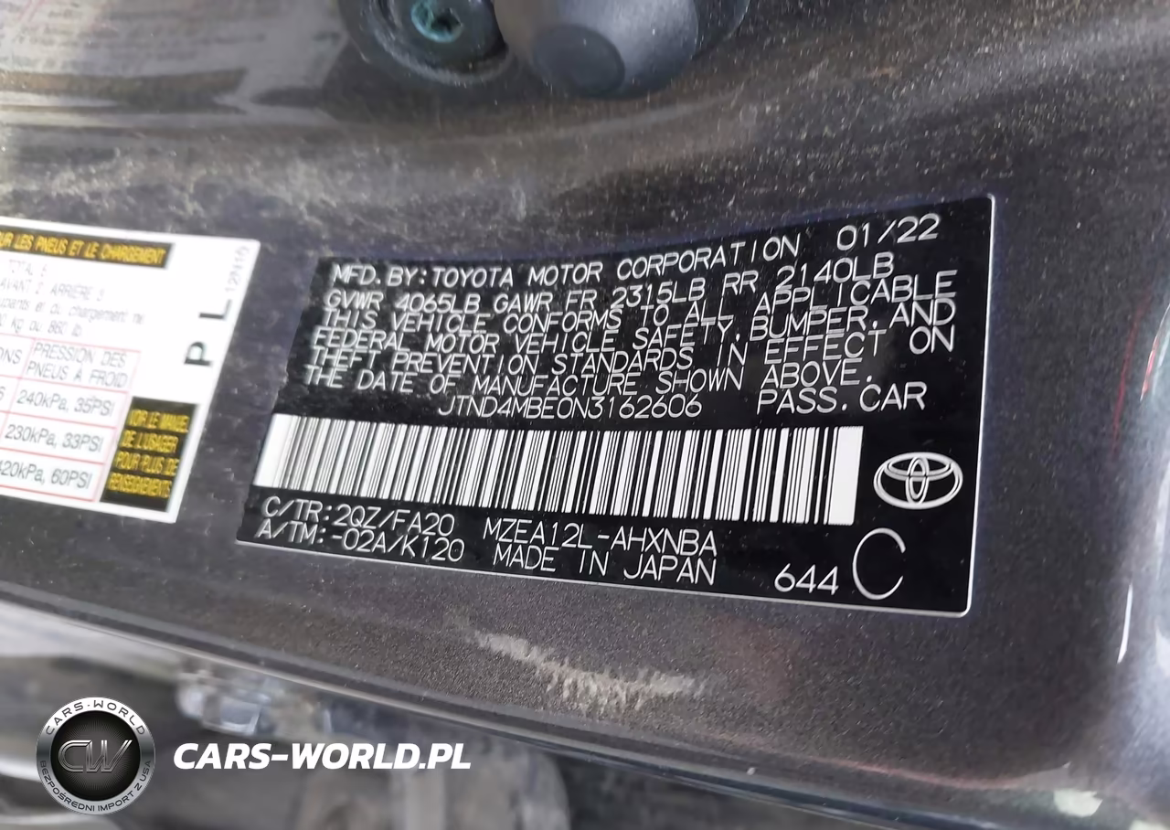 2022 Toyota Corolla Se VIN:JTND4MBE0N3162606 - 9