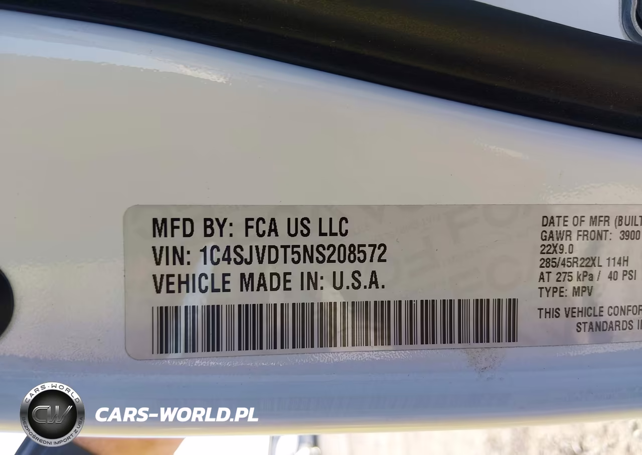 2022 Jeep Wagoneer Series Iii 4X4 VIN:1C4SJVDT5NS208572 - 9