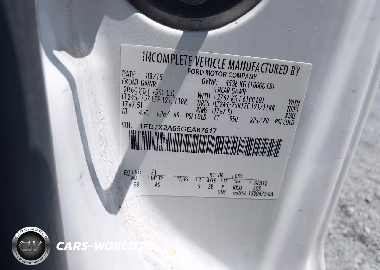2016 Ford F-250 Xl VIN:1FD7X2A65GEA67517 - 9
