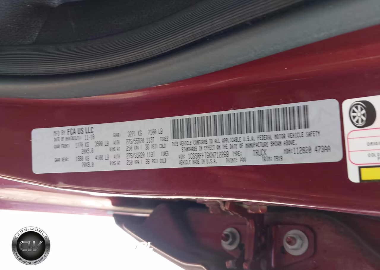 2019 Ram 1500 Big Horn-Lone Star 4X4 5'7 Box VIN:1C6SRFFT6KN712268 - 9