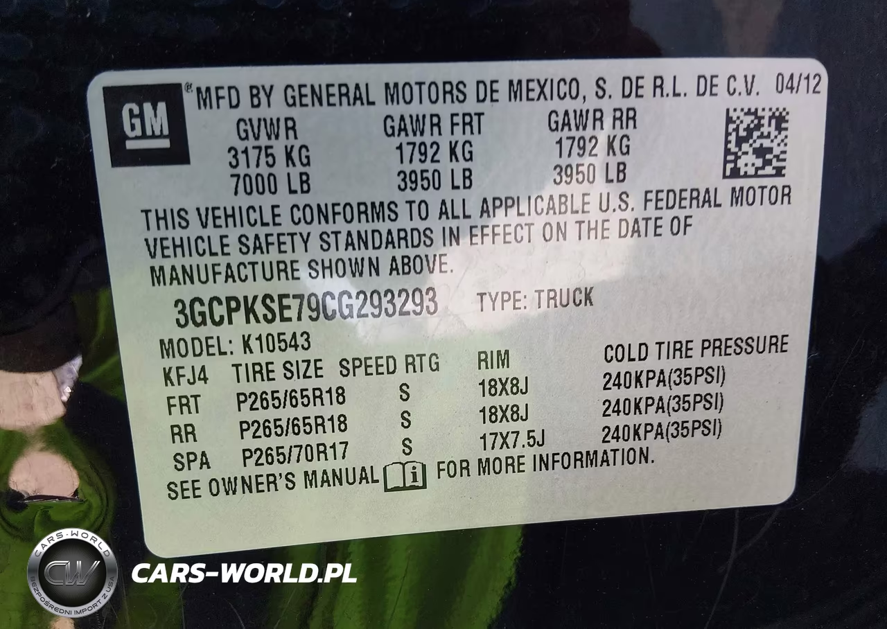 2012 Chevrolet Silverado 1500 Lt VIN:3GCPKSE79CG293293 - 9