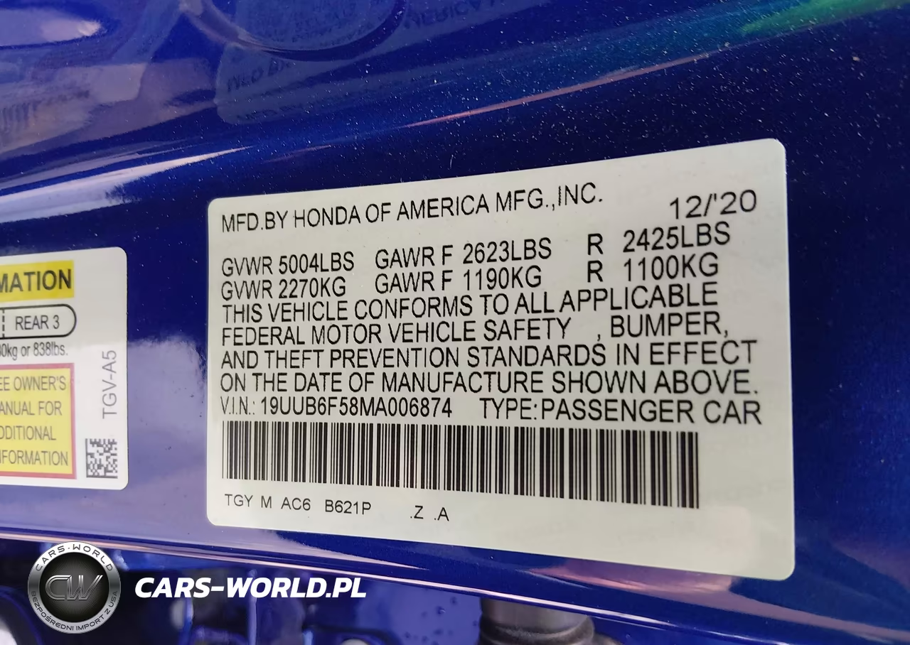 2021 Acura Tlx A-Spec Package VIN:19UUB6F58MA006874 - 9