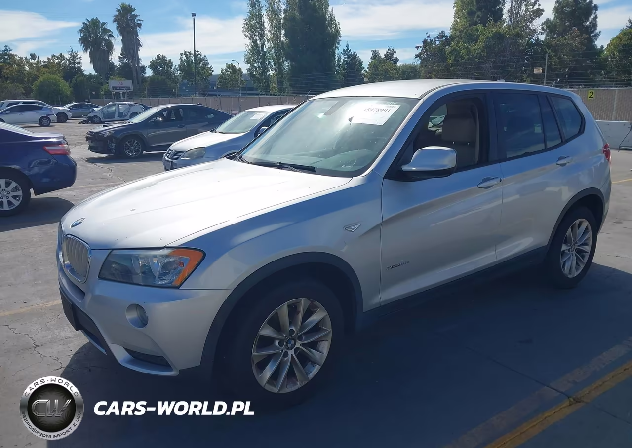 2013 BMW X3 xDrive28I VIN:5UXWX9C5XD0A16523 - 2