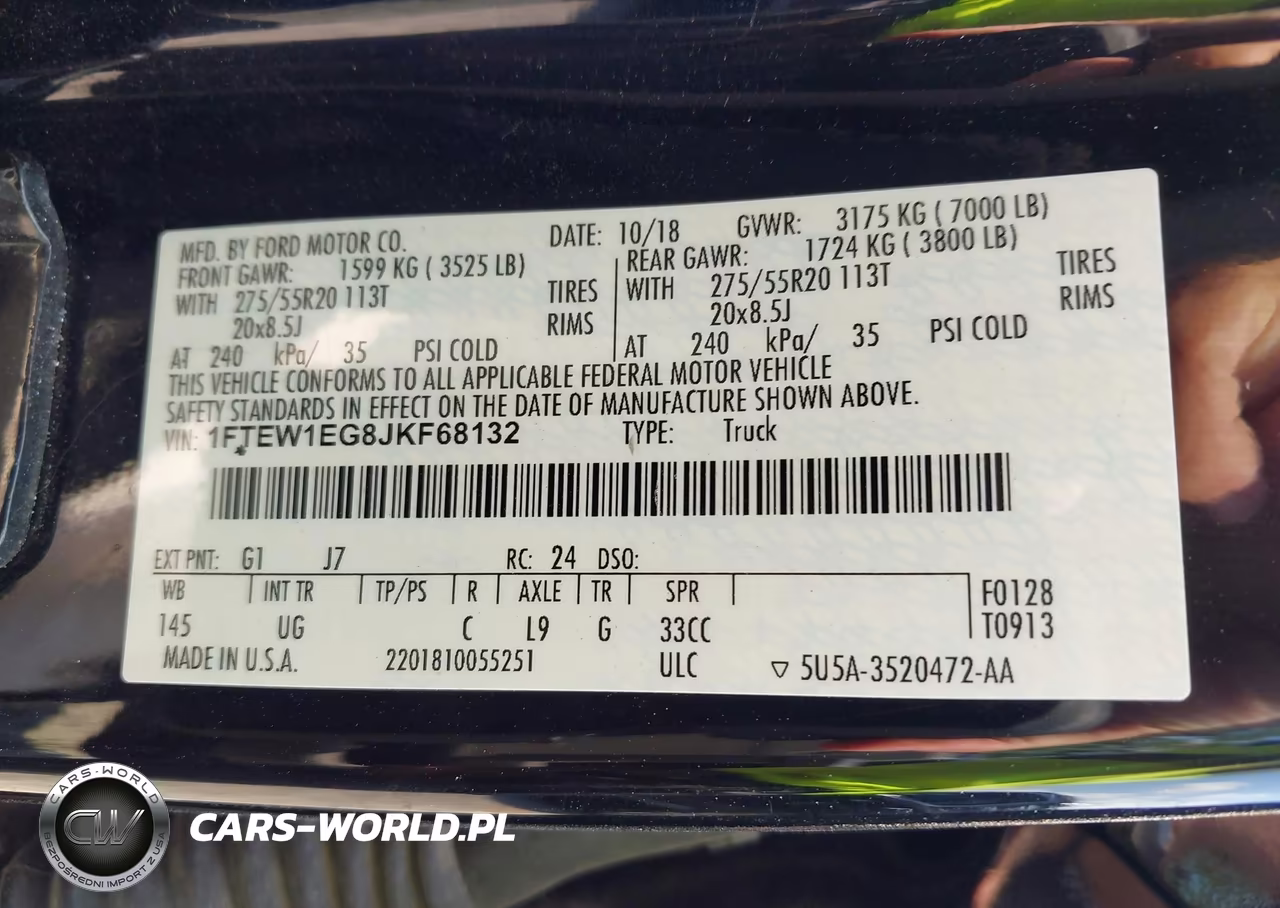 2018 Ford F-150 Xlt VIN:1FTEW1EG8JKF68132 - 9