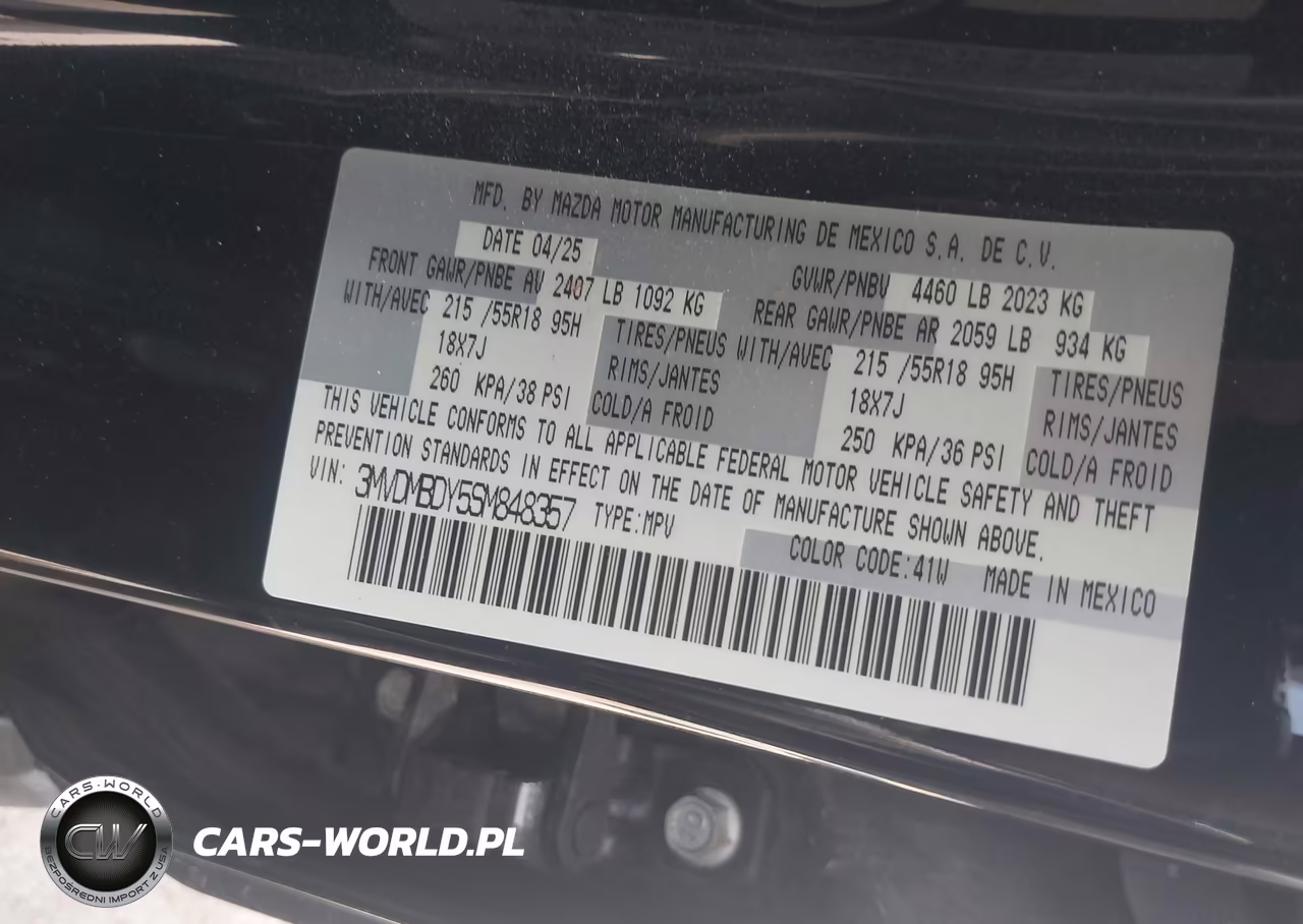 2025 Mazda Cx-30 2.5 Turbo Premium Package VIN:3MVDMBDY5SM848357 - 9