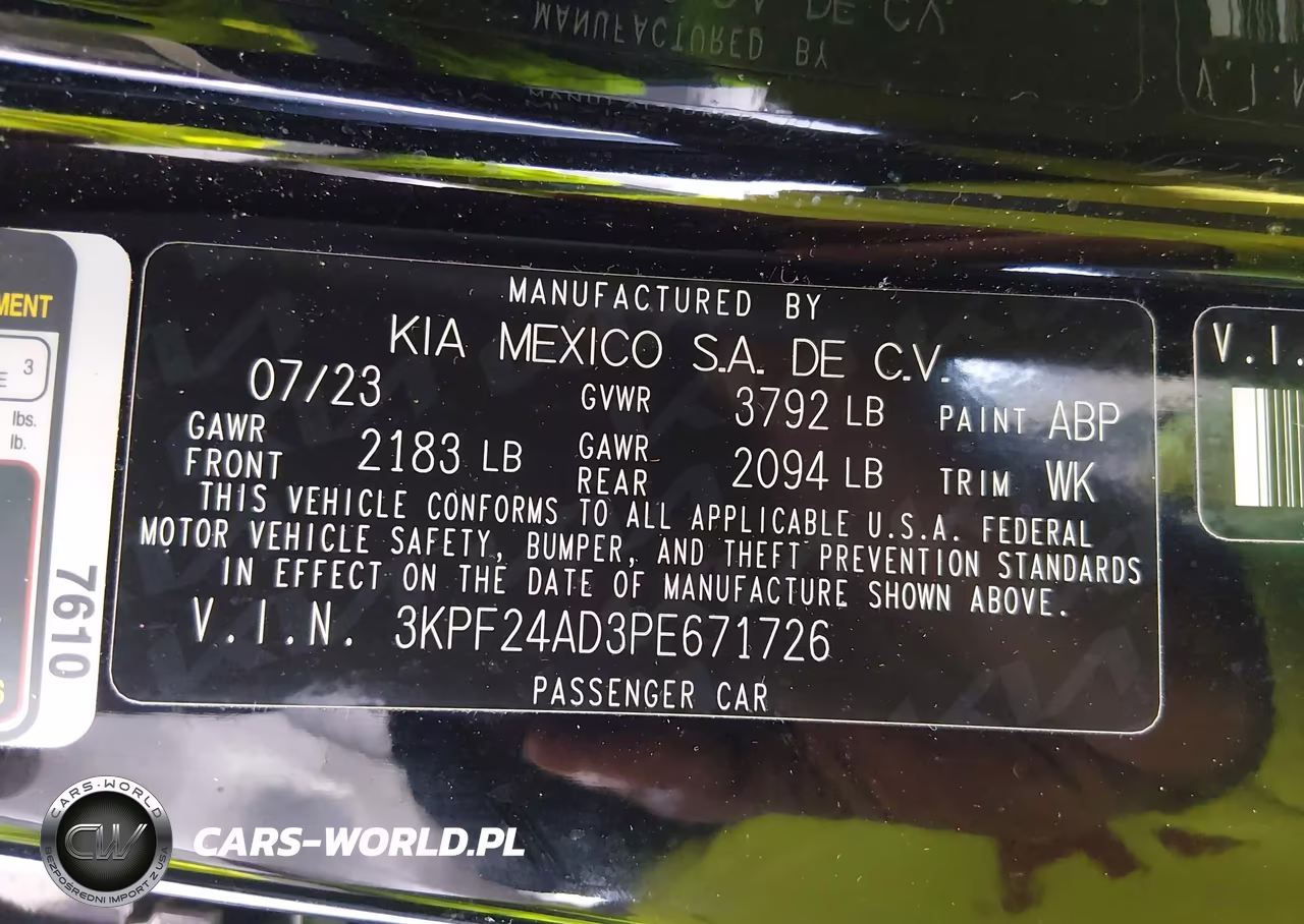 2023 Kia Forte Lxs VIN:3KPF24AD3PE671726 - 9