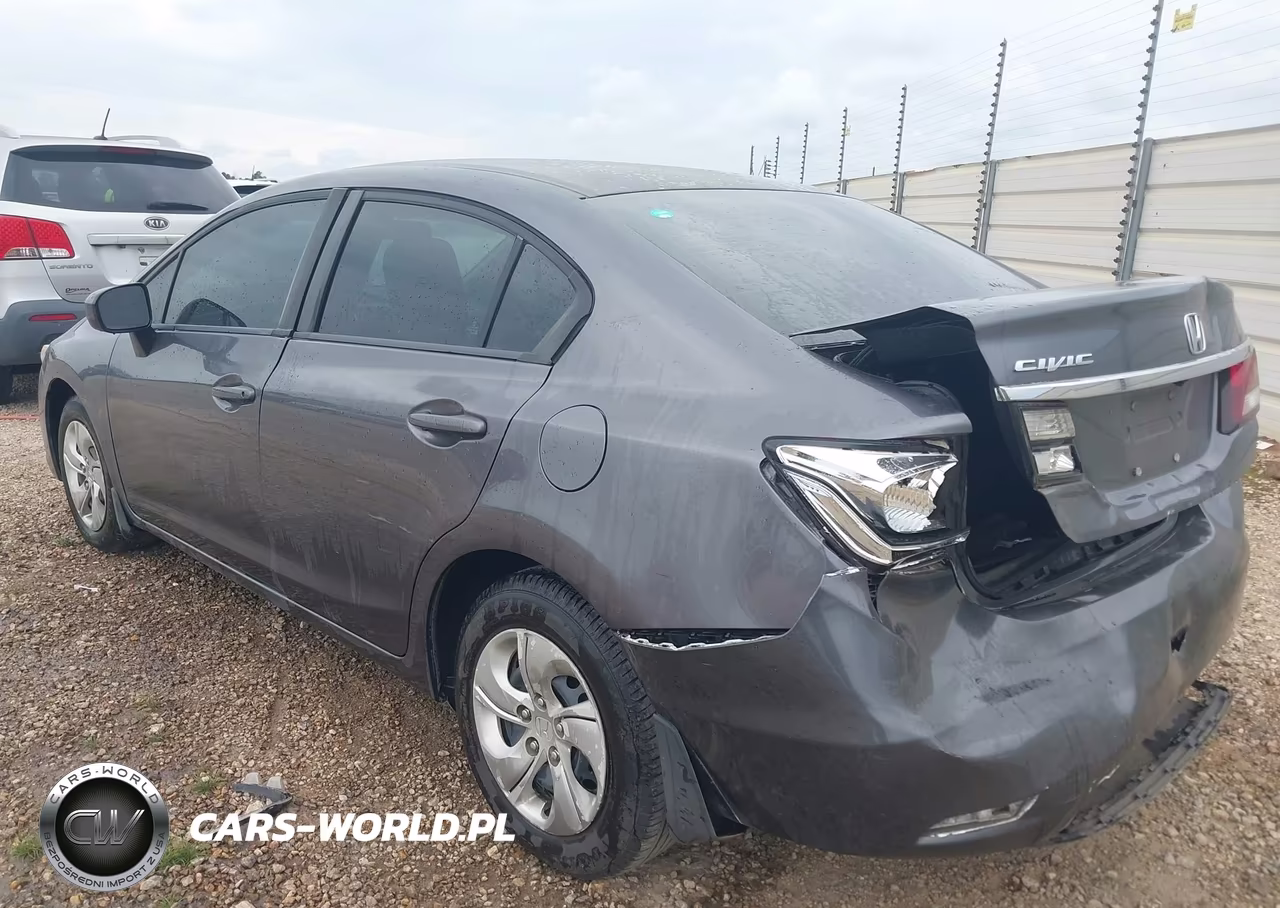 2014 Honda Civic Lx VIN:19XFB2F59EE005246 - 3