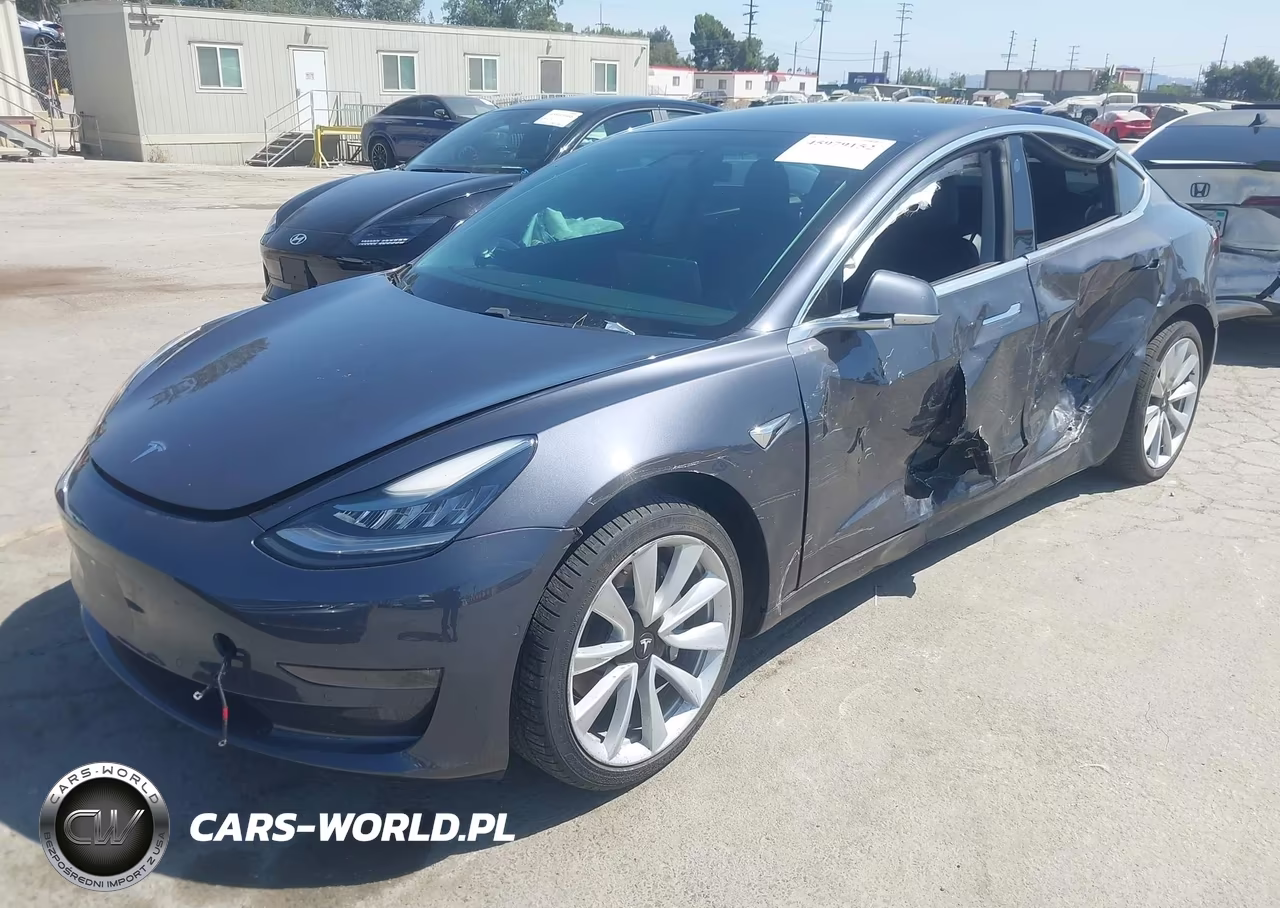 2018 Tesla Model 3 Long Range-Mid Range VIN:5YJ3E1EA5JF012086 - 2