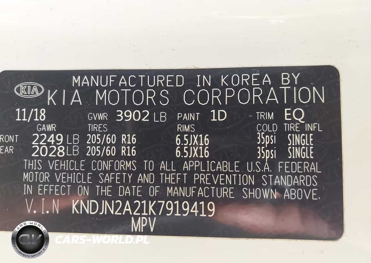 2019 Kia Soul VIN:KNDJN2A21K7919419 - 9