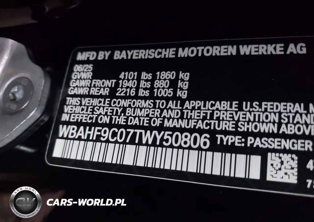 2026 BMW Z4 M40I VIN:WBAHF9C07TWY50806 - 9