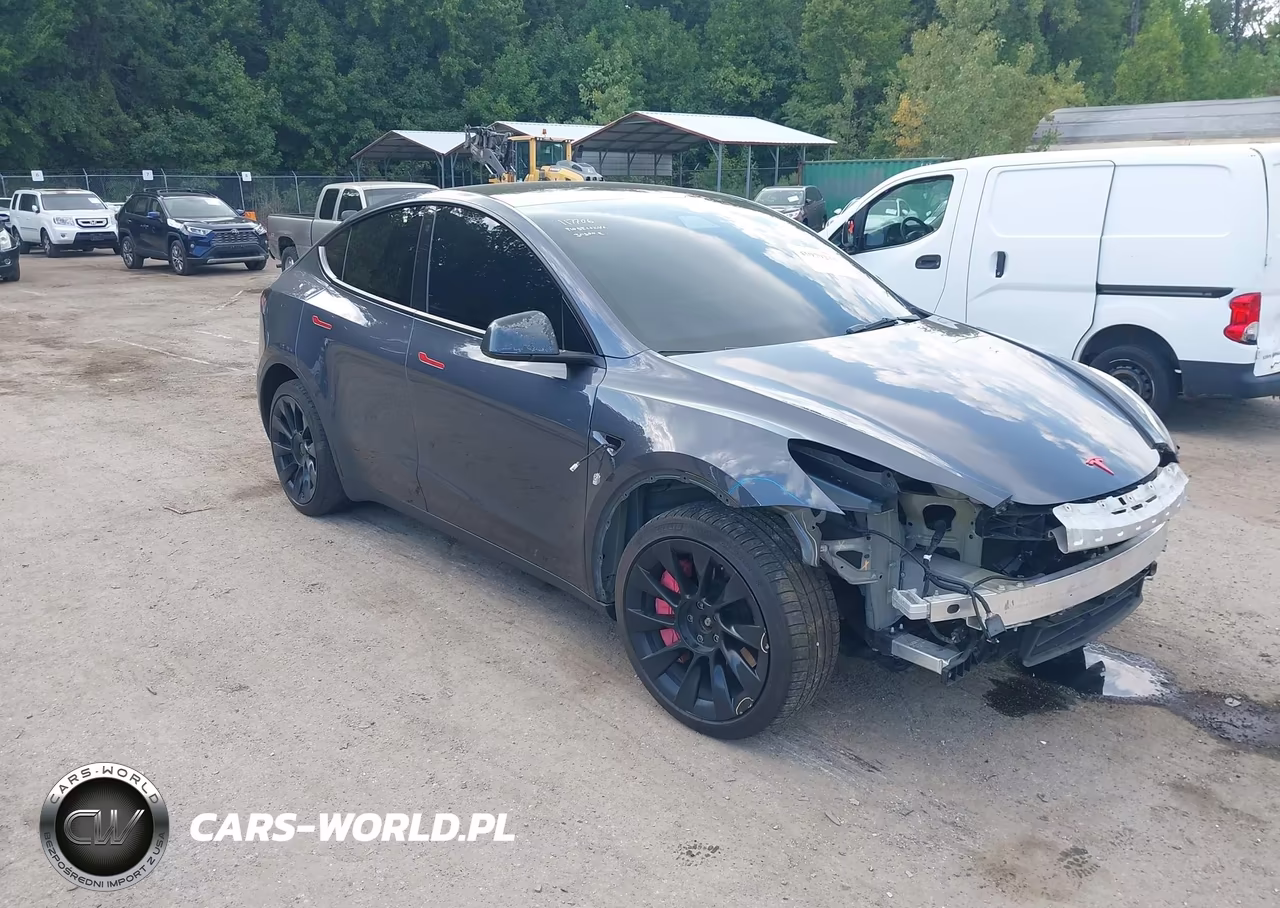 2022 Tesla Model Y Long Range Dual Motor All-Wheel Drive VIN:7SAYGDEE1NF377894 - 1