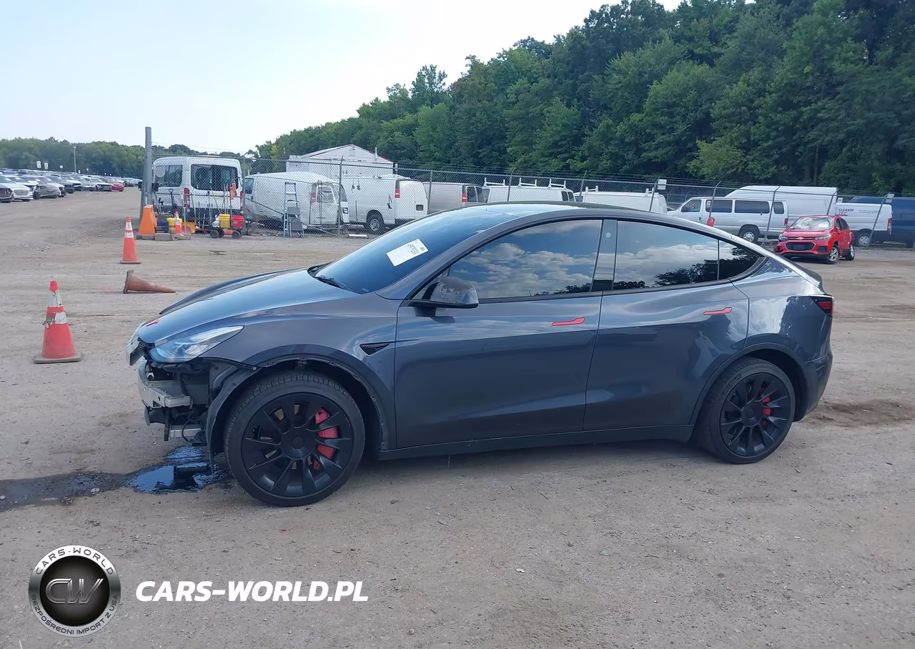 2022 Tesla Model Y Long Range Dual Motor All-Wheel Drive VIN:7SAYGDEE1NF377894 - 14