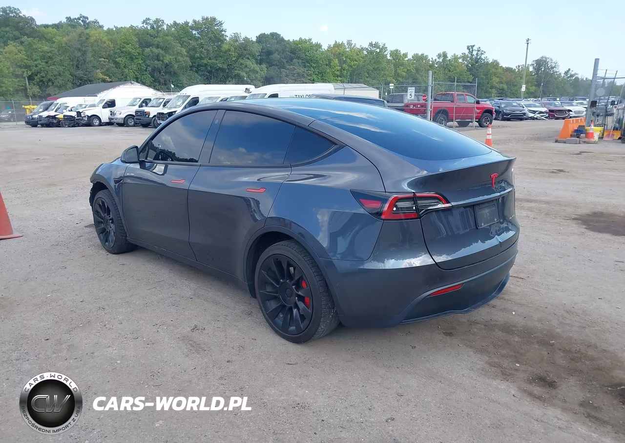 2022 Tesla Model Y Long Range Dual Motor All-Wheel Drive VIN:7SAYGDEE1NF377894 - 3