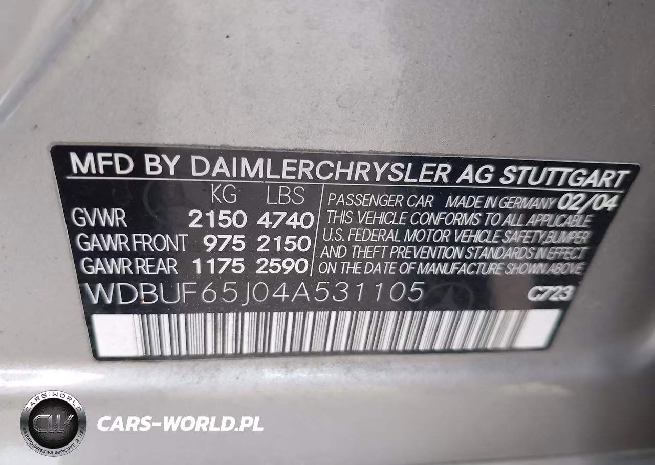 2004 Mercedes-Benz E 320 VIN:WDBUF65J04A531105 - 9