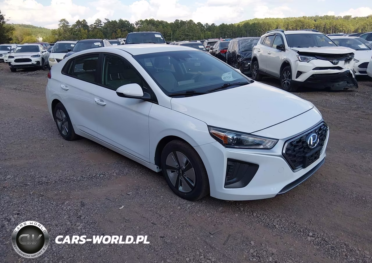 2021 Hyundai Ioniq Hybrid Blue VIN:KMHC65LCXMU247857 - 1