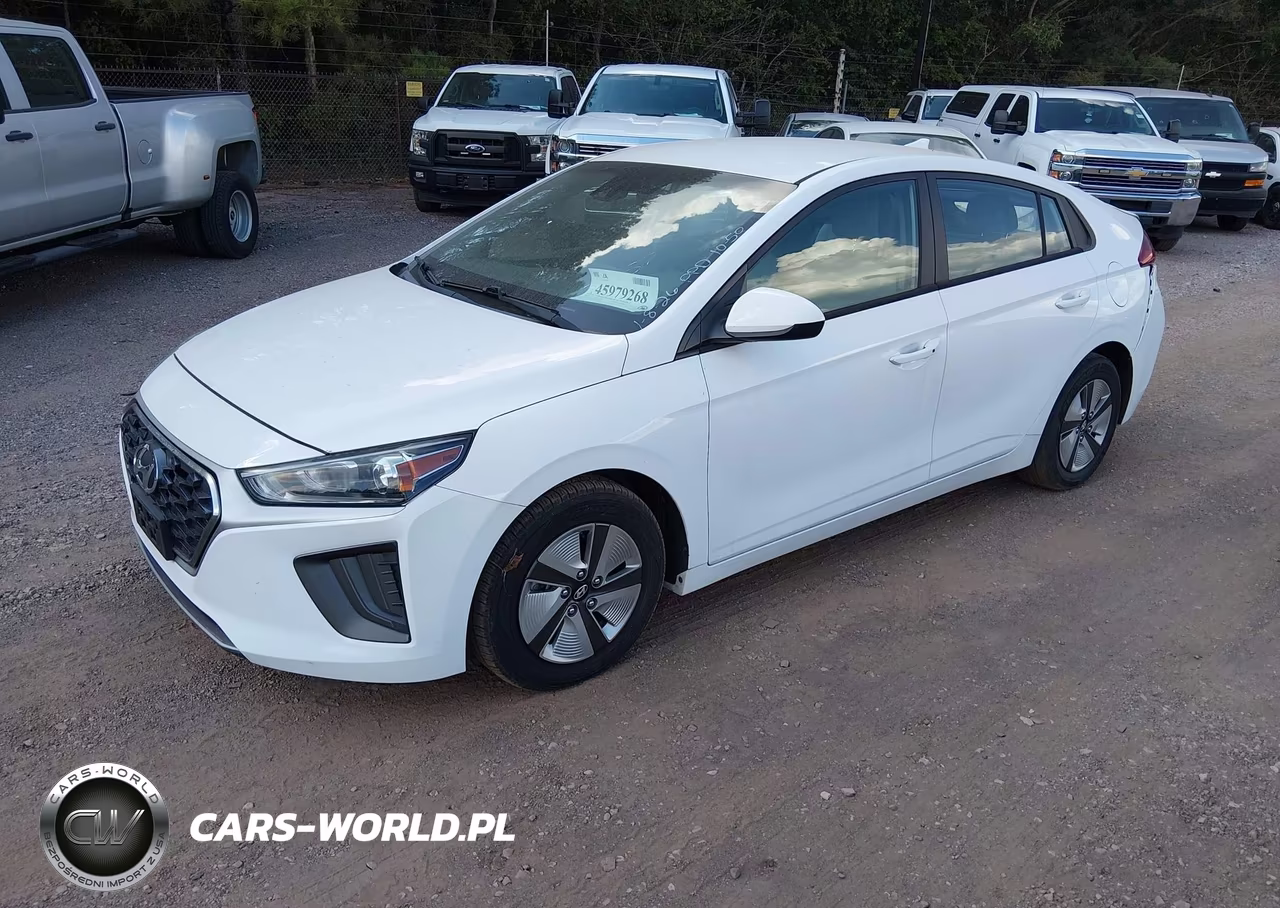 2021 Hyundai Ioniq Hybrid Blue VIN:KMHC65LCXMU247857 - 2