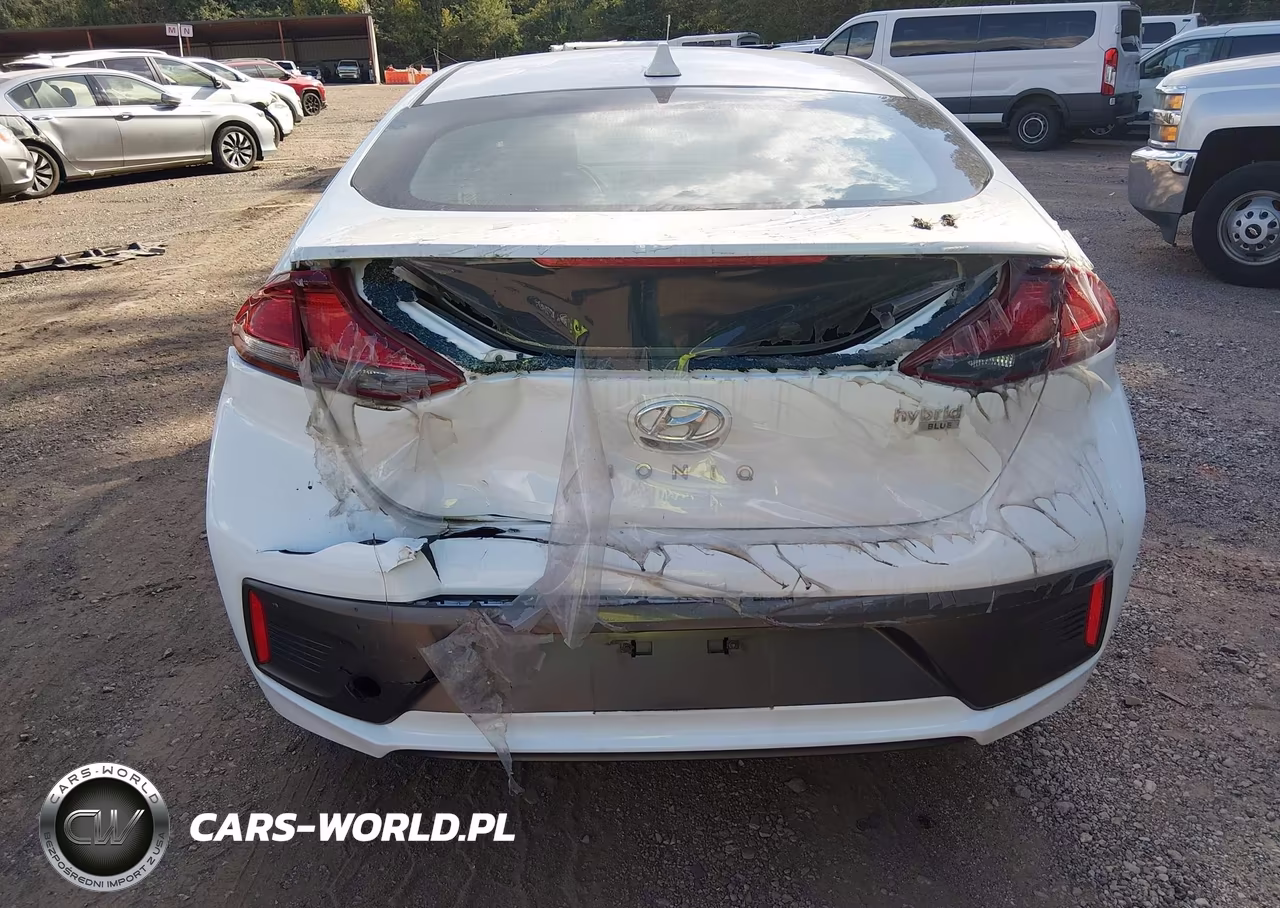 2021 Hyundai Ioniq Hybrid Blue VIN:KMHC65LCXMU247857 - 6