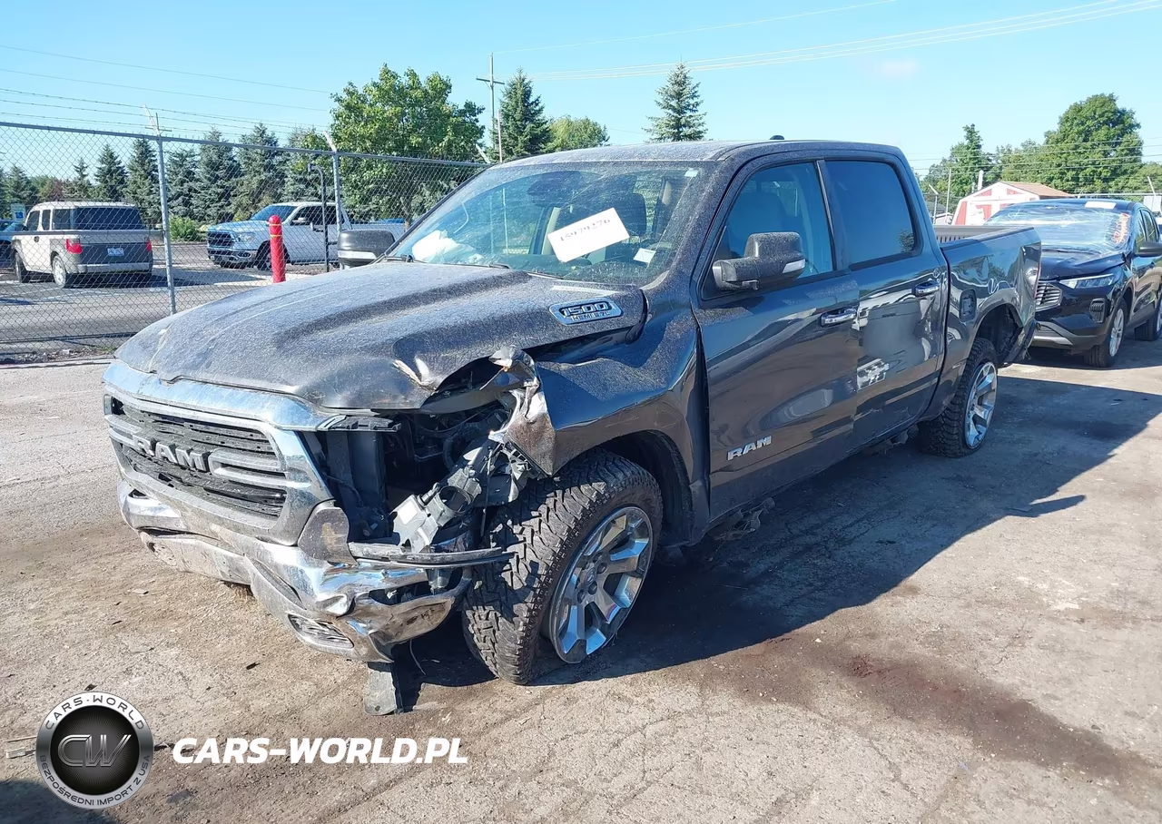 2019 Ram 1500 Big Horn-Lone Star 4X4 5'7 Box VIN:1C6SRFFT6KN755511 - 2